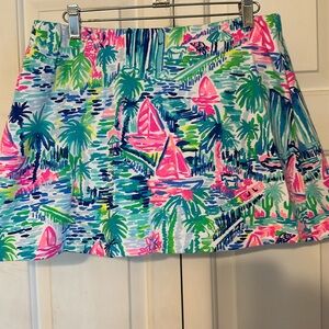 Lilly Pulitzer Sea Salt Sun Skort Medium